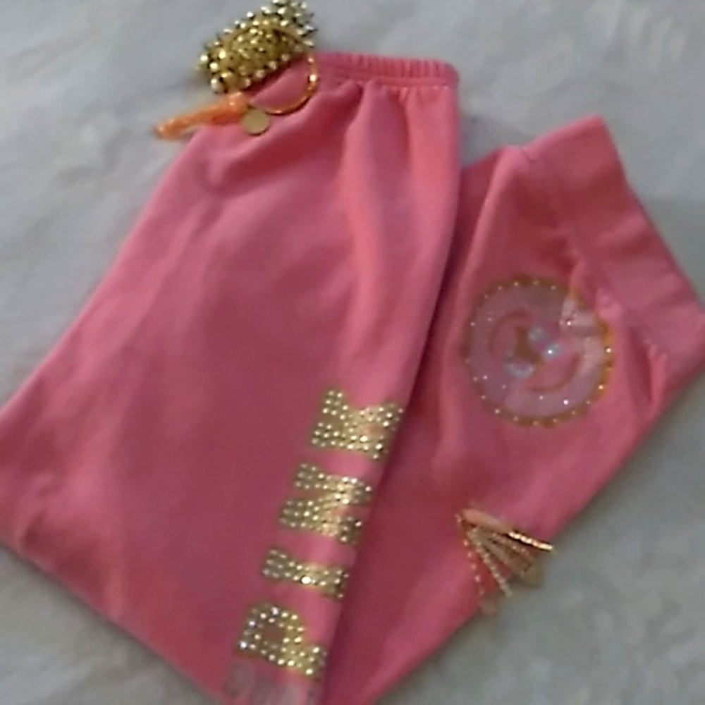 Pink sweatpants